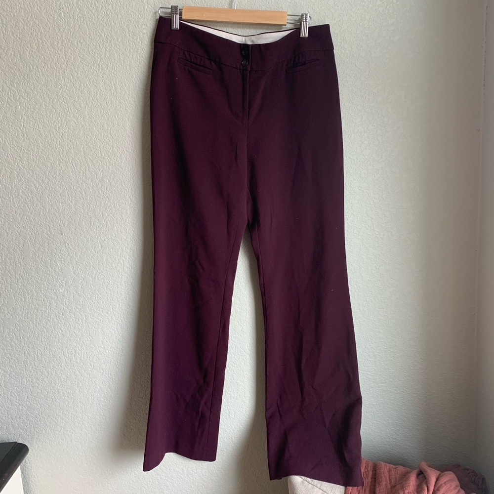Loft dress pant maroon